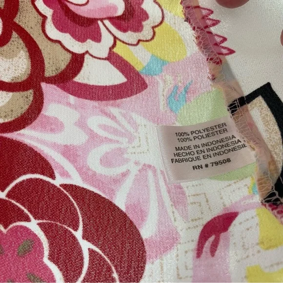 Belissimo Pink Floral Blouse Size 1X - Picture 10 of 10